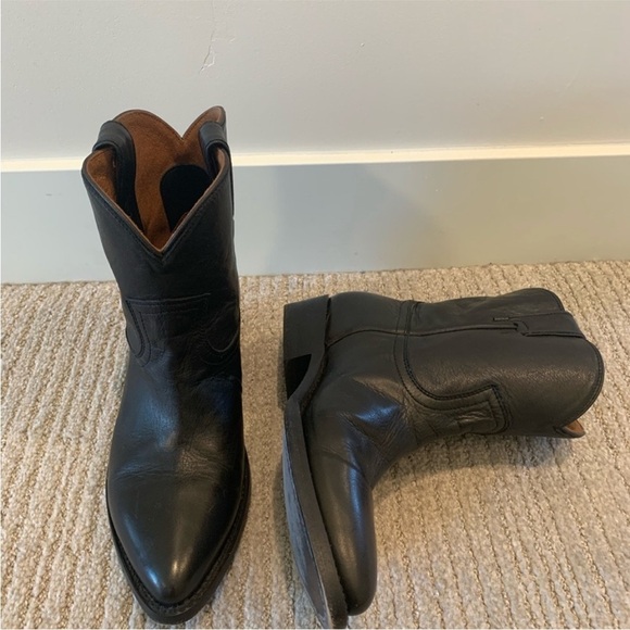 FRYE Billy Short Western Cowboy shortie low Boots Size 8.5 - Picture 7 of 16